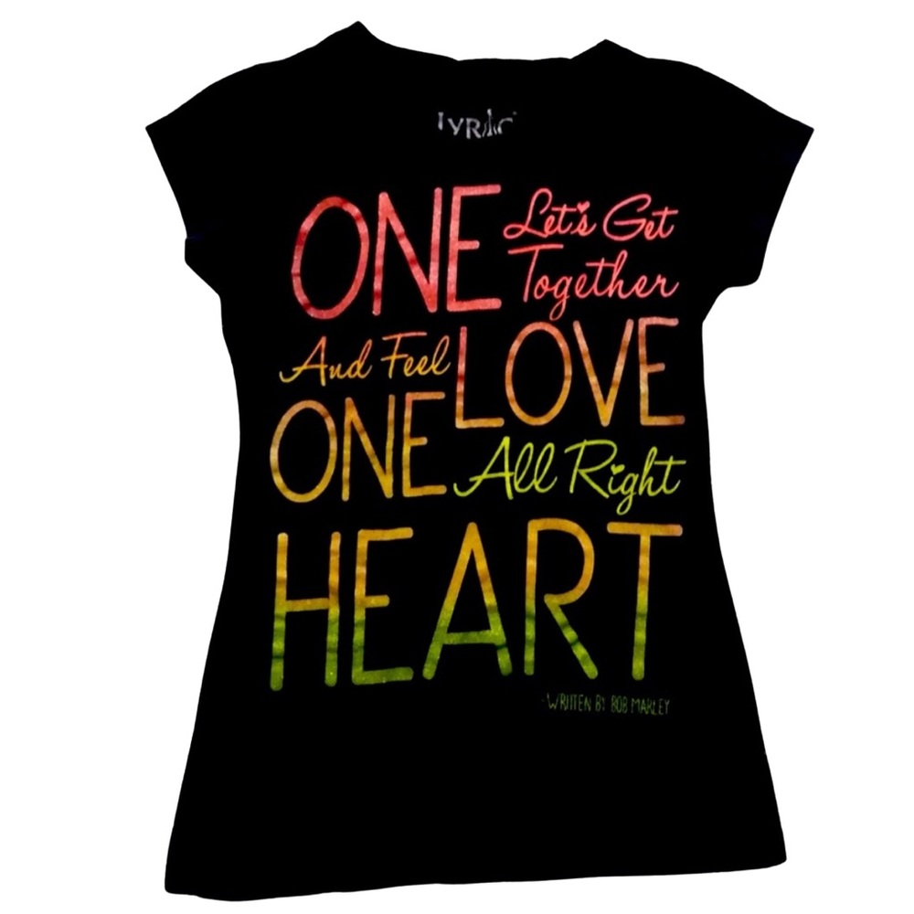LYRIC TEE BOB MARLEY GRAPHIC LYRIC T